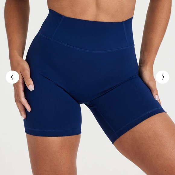 oner active timeless high waisted shorts in midnight - Picture 5 of 8